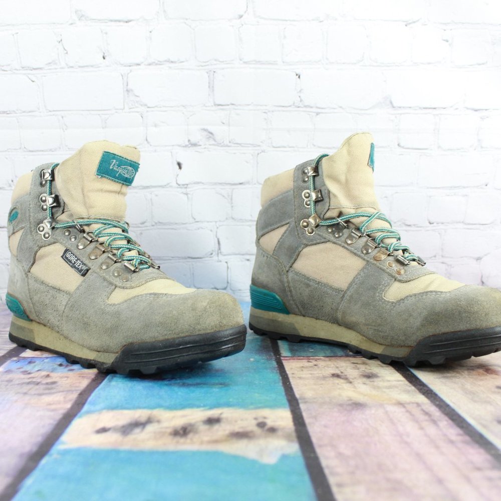 Vasque Clarion '88 GTX Gray Suede Hiking Ankle Boots Shoes Size 9.5 - Picture 3 of 10